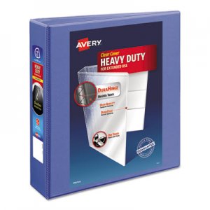 Avery Heavy-Duty View Binder w/Locking 1-Touch EZD Rings, 2" Cap, Periwinkle AVE17597 17597