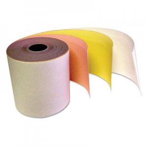 IMPRESO Carbonless Receipt Rolls, 3-Ply, 3" x 67 ft, White/Canary/Pink, 60/Carton TST341510 341510