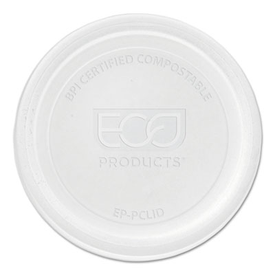 Eco-Products Renewable & Compostable Portion Cup Lids - Universal, 100/PK, 20 PK/CT ECOEPPCLID EP-PCLID