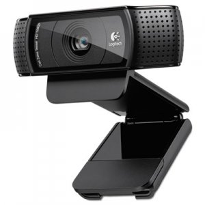 Logitech C920 HD Pro Webcam, 1080p, Black LOG960000764 960-000764