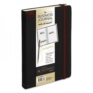 Southworth Business Journal, Ruled, 8 1/4 x 5 1/8, Black Cover, 240 Sheets SOU9888601 98886-01