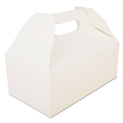 SCT Carryout Barn Boxes, 8 7/8 x 5 x 3 1/2, White, 250/Carton SCH2701 SCH 2701