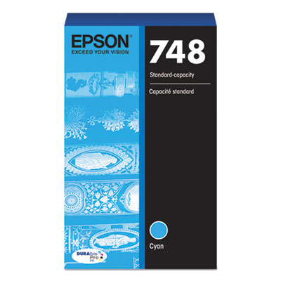 Epson T748220 (T748) DURABrite Pro Ink, Cyan EPST748220 T748220
