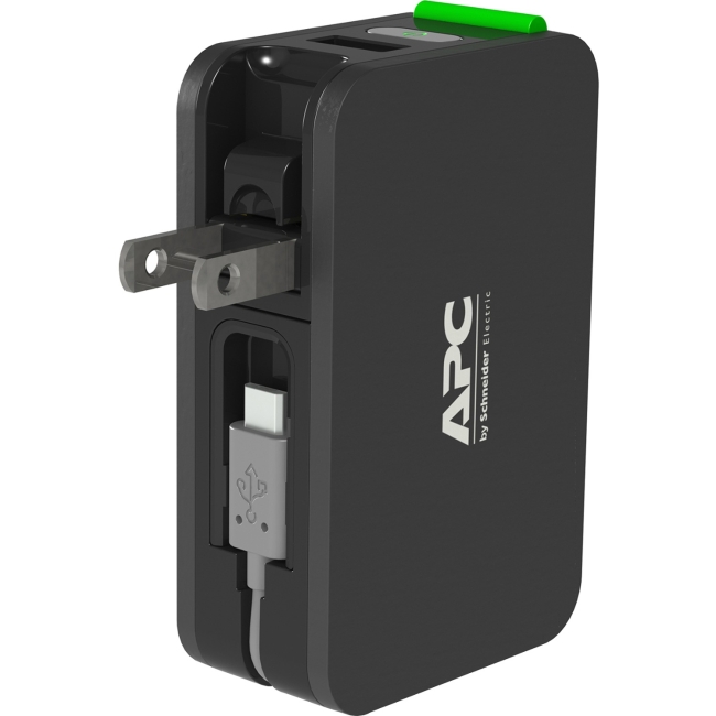 APC Mobile Power Pack, 3400mAh , Lithium-Ion, All-in-One Charging Solution, Black M3PMBK