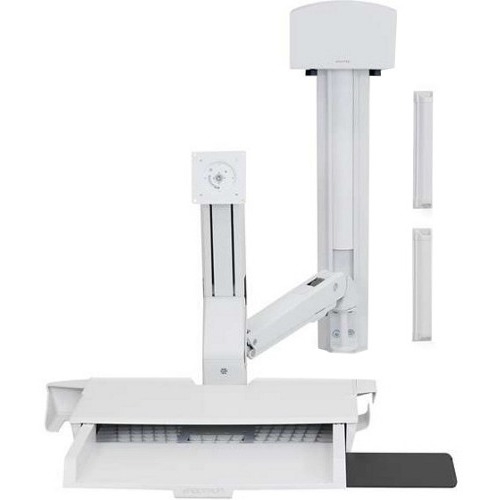 Ergotron StyleView Sit-Stand Combo System with Worksurface (White) 45-272-216