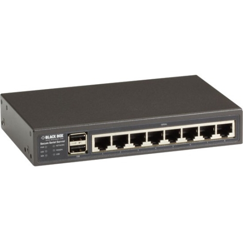 Black Box Secure Serial Server with Cisco Pinout LES1508A