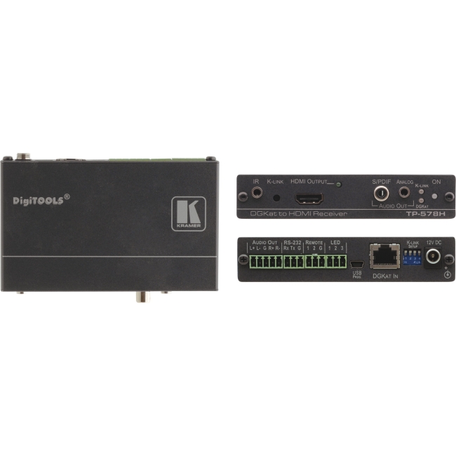 Kramer HDMI, Audio & Data over DGKat Twisted Pair Receiver TP-578H