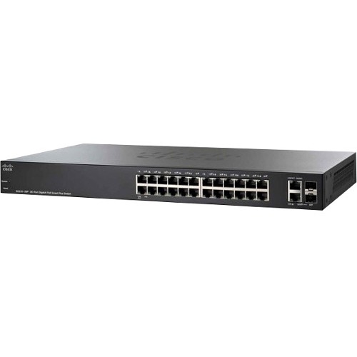 Cisco 26-Port Gigabit PoE Smart Plus Switch - Refurbished SG220-26P-K9-NA-RF SG220-26P