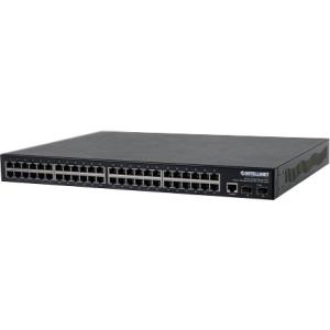 Intellinet 48-Port Gigabit Ethernet PoE+ Layer2+ Managed Switch with 10 GbE Uplink 561112