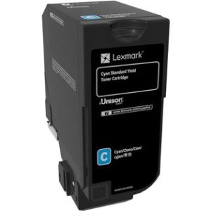 Lexmark 7K Cyan Toner Cartridge (CS720) 74C0S20