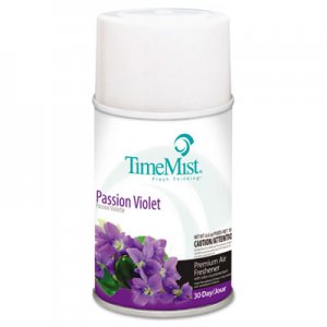 TimeMist Metered Fragrance Dispenser Refills, Passion Violet, 6.6 oz, 12/Carton TMS1042720 1042720