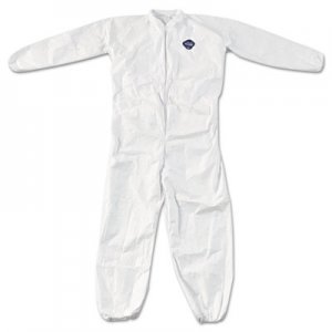 DuPont Tyvek Elastic-Cuff Coveralls, White, 4X-Large, 25/Carton DUPTY125S4XL 251-TY125S-4XL