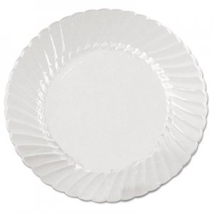 WNA Classicware Plates, Plastic, 9 in, Clear, 18/Bag, 10 Bag/Carton WNACW9180 WNA CW9180
