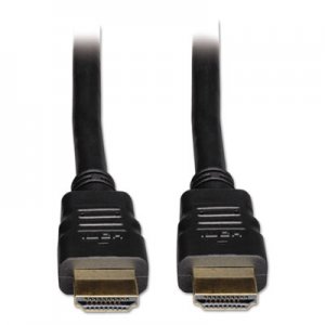 Tripp Lite High Speed HDMI Cable with Ethernet, Digital Video with Audio, 3 ft, Black TRPP569003 P569-003