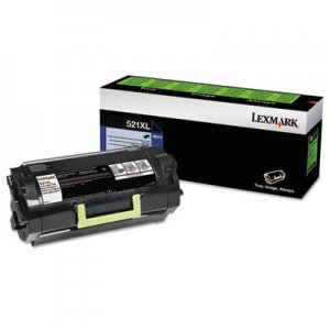 Lexmark 52D1X0L (531XL) Extra High-Yield Toner, 45000 Page-Yield, Black LEX52D1X0L 52D1X0L