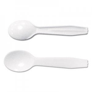 GEN Medium-Weight Cutlery, Taster Spoon, White, 3", 3000/Carton GENTASTERSPOON
