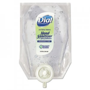 Dial Professional Eco-Smart Gel Hand Sanitizer Refill, Fragrance-Free, 15 oz Refill, 6/Carton DIA12258CT 17000122588