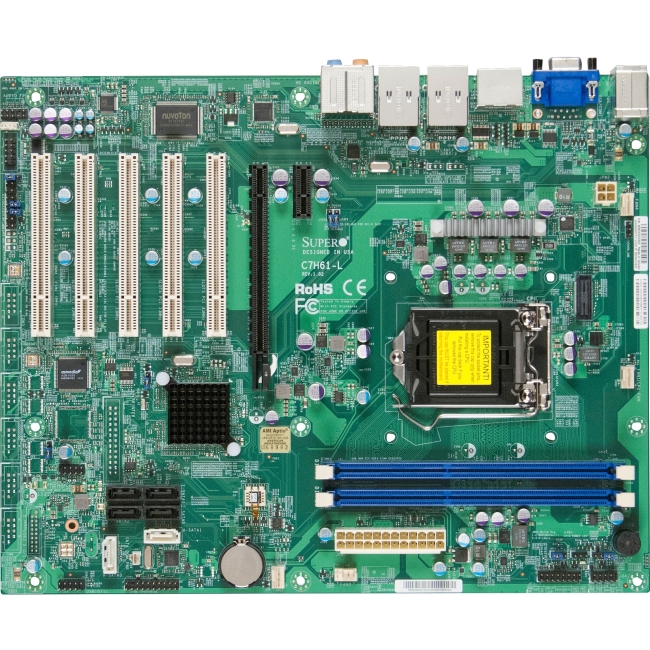 Supermicro Desktop Motherboard MBD-C7H61-L-B C7H61-L