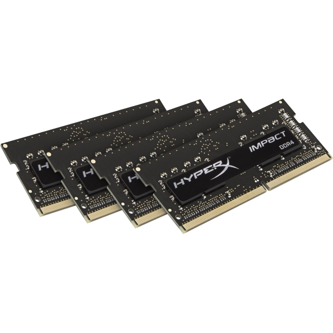 Kingston HyperX Impact SODIMM - 16GB Kit (4x4GB) - DDR4 2400MHz HX424S15IBK4/16