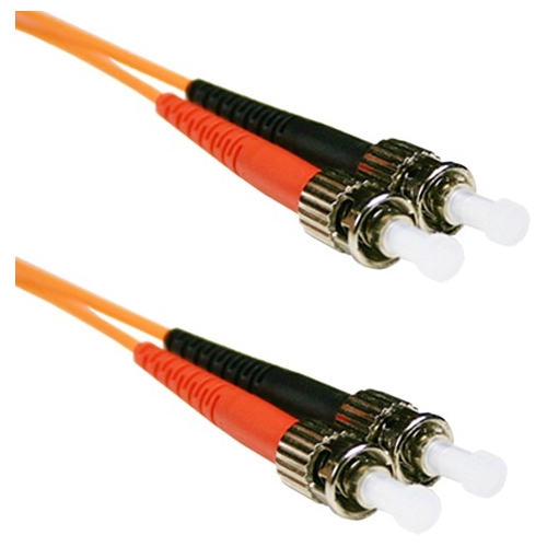 ENET ST to ST MM Duplex 50/125 Fiber Cable ST2-50-25M-ENC