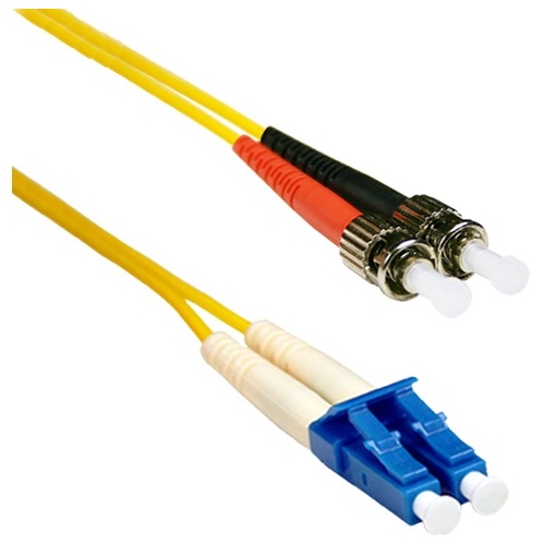 ENET ST to LC SM Duplex Fiber Cable STLC-SM-8M-ENC