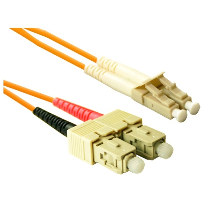 ENET SC to LC MM Duplex Fiber Cable SCLC-9M-ENC