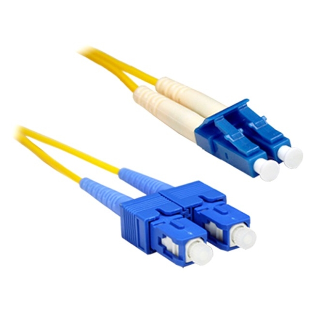 ENET SC to LC SM Duplex Fiber Cable SCLC-SM-9M-ENC