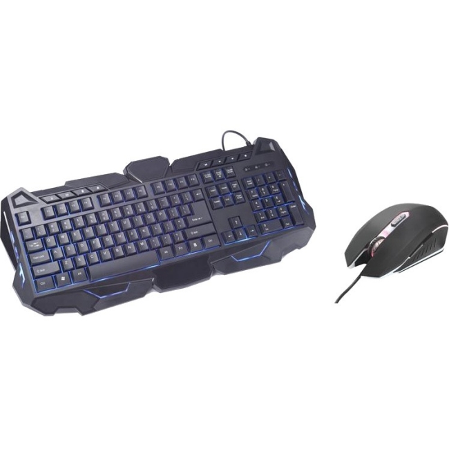 Inland Products Gaming Keyboard and Mouse Backlight Combo 70112