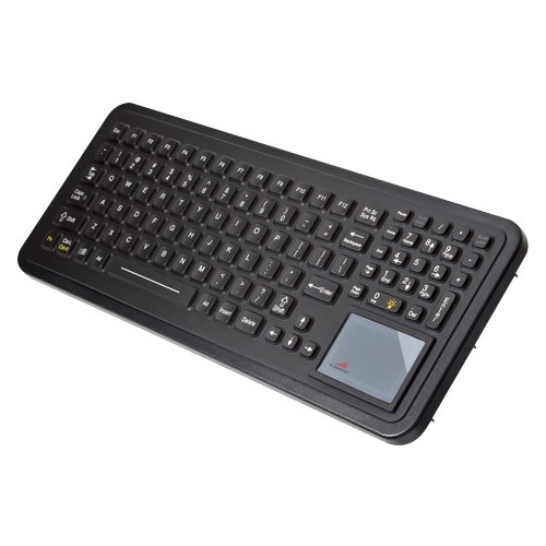 iKey Panel Mount Keyboard with Touchpad and Backlighting SLP-102-TP-USB