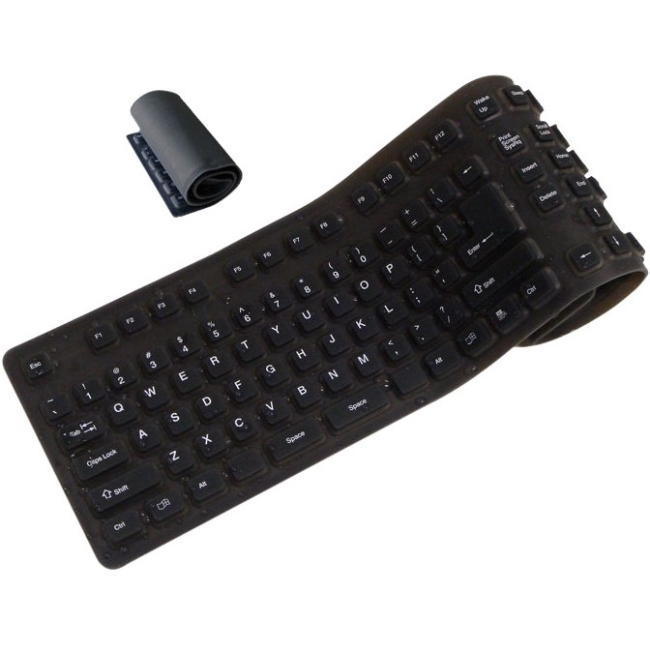 Inland Products Foldable USB Keyboard - 109 Key 70140