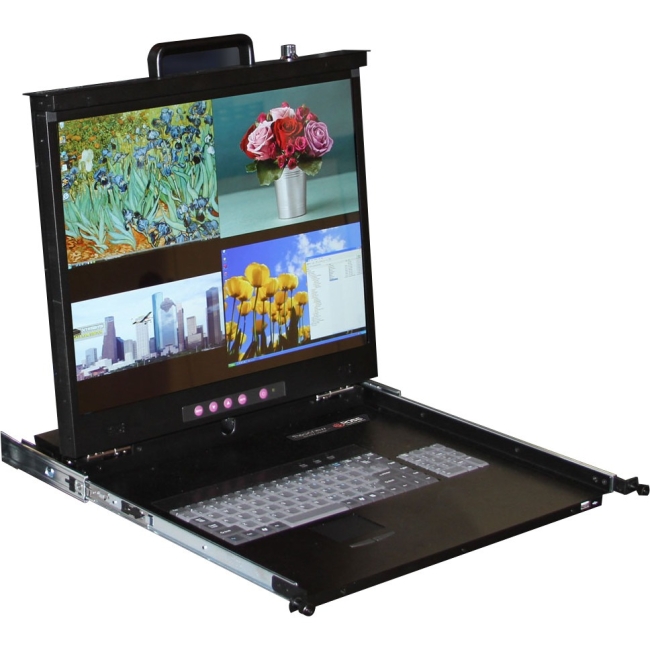 Rose Electronics KVM Rack Drawer - 20" LCD RV1-CSKVT20/DVI