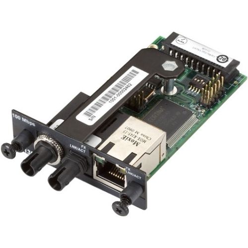 Black Box Modular Media Converter Conversion Module, 100Base-TX/Multimode, ST, 2 Km LH740-TPSTM-R3