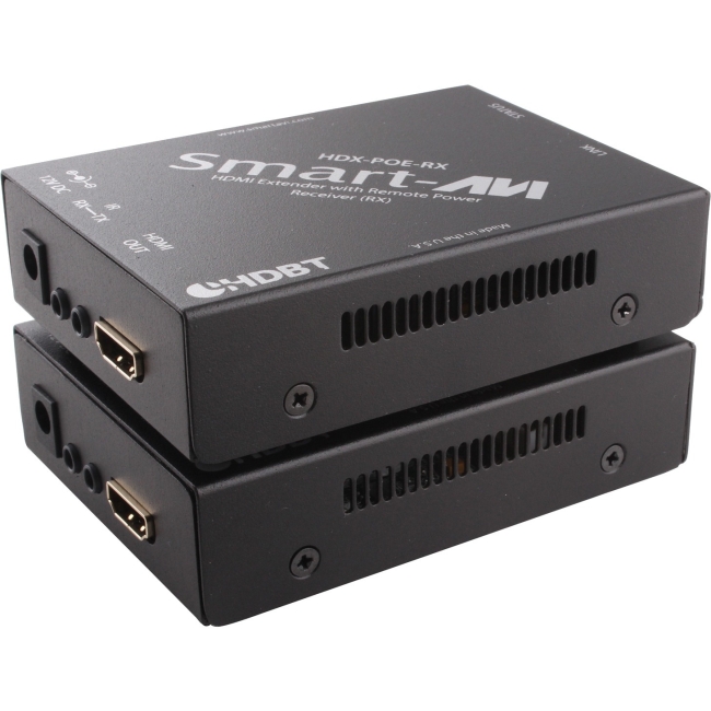 SmartAVI HDBaseT HDMI & IR Extender over a Single Cat5e/6 Cable HDX-POES
