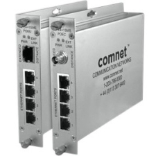 ComNet 10/100 4TX+1EX Ethernet Self-managed Switch with Power over Ethernet (PoE+) CLFE4+1SMSU