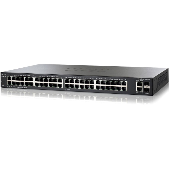 Cisco Smart Gigabit Smart Switch - Refurbished SLM2048T-NA-RF SG200-50