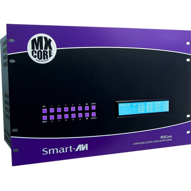 SmartAVI MXCORE-DX Expandable DVI-D 16X16 Matrix Switcher MXC-DX16X16S