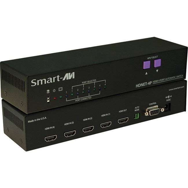 SmartAVI HDMI 4x1 Automatic Switch HDNET-4PS
