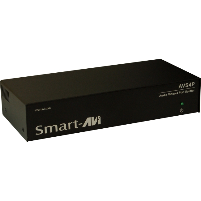 SmartAVI WUXGA/Audio Splitter 4-Port AVS4PS