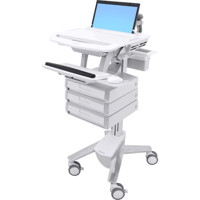 Ergotron StyleView Laptop Cart, 3 Drawers (1x3) SV43-1130-0