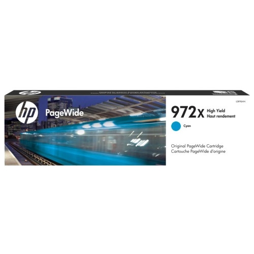 HP High Yield Cyan Original PageWide Cartridge L0R98AN 972X