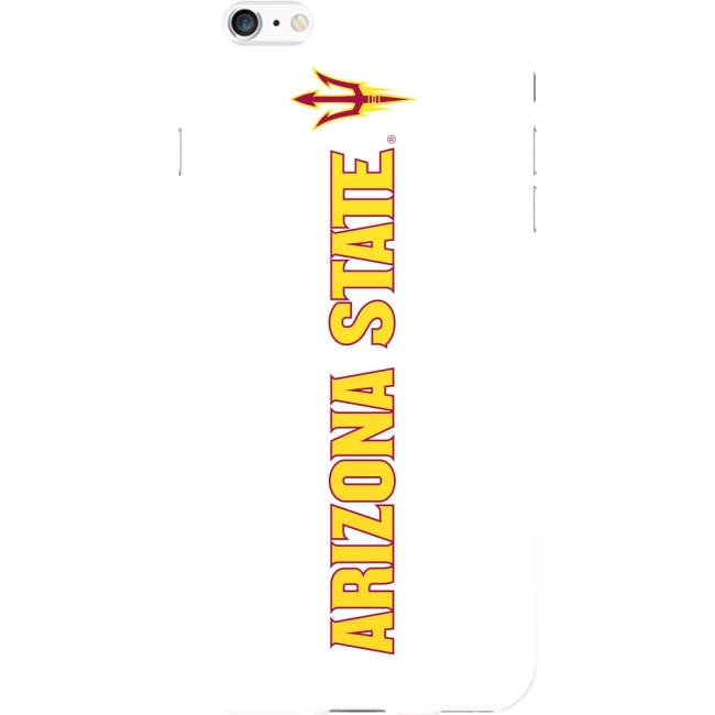 OTM iPhone 6 Plus White Glossy Classic Case Arizona State University IPH6PCV1WG-ASU