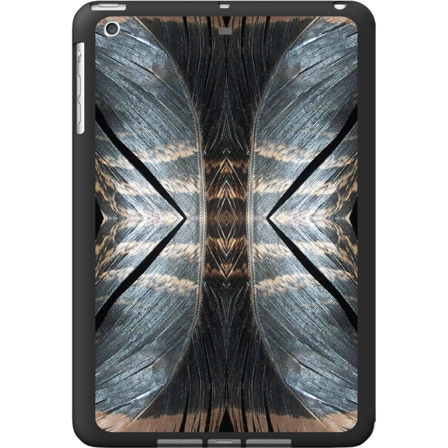 OTM iPad Air Black Matte Case Feather Collection, Doubles IASV1BM-FTR-01