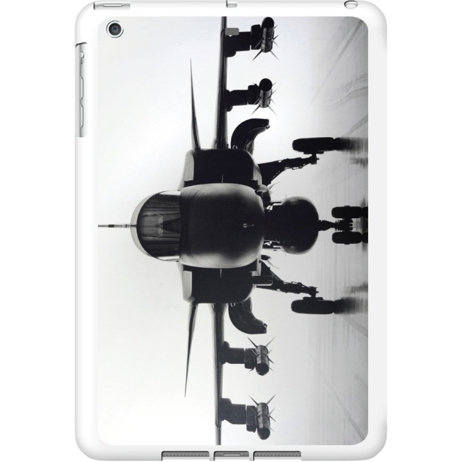 OTM iPad Air White Glossy Case Rugged Collection, Airplane IASV1WG-RGD-01