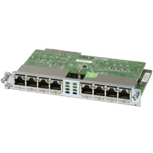 Cisco 8 Port 10/100/1000 Enhanced High-Speed WAN Interface Gigabit Ethernet Switch - Refurbished EHWIC-D-8ESG-RF EHWIC