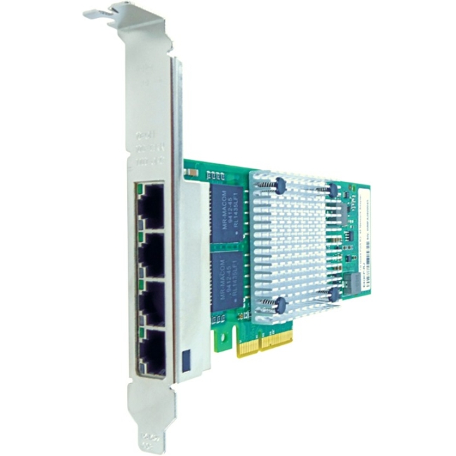 Axiom PCIe x4 1Gbs Quad Port Copper Network Adapter for Intel I350T4-AX