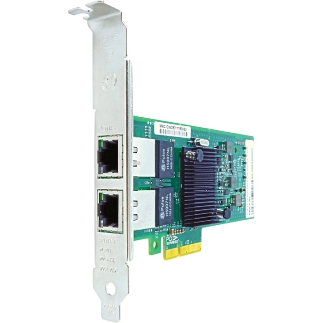 Axiom PCIe x4 1Gbs Dual Port Copper Network Adapter for Intel E1G42ET-AX