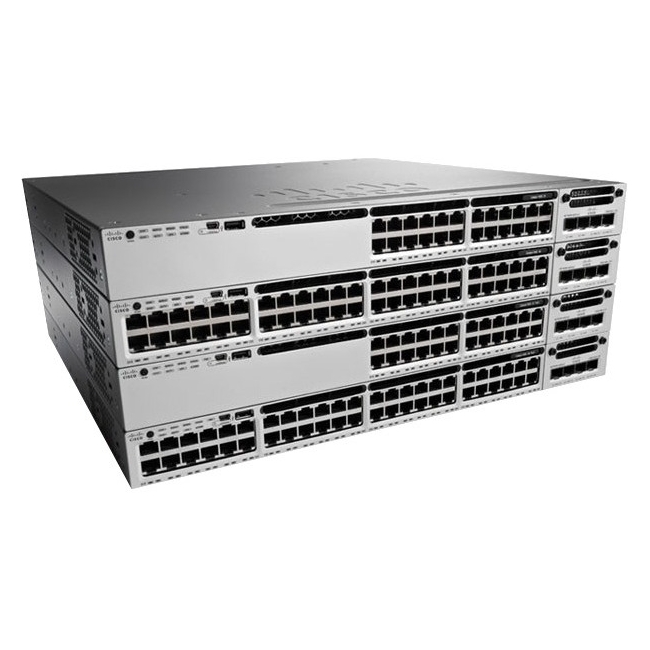 Cisco Catalyst 3850 24 Port PoE with 5 AP license IP Base - Refurbished WS-C3850-24PW-S-RF WS-C3850