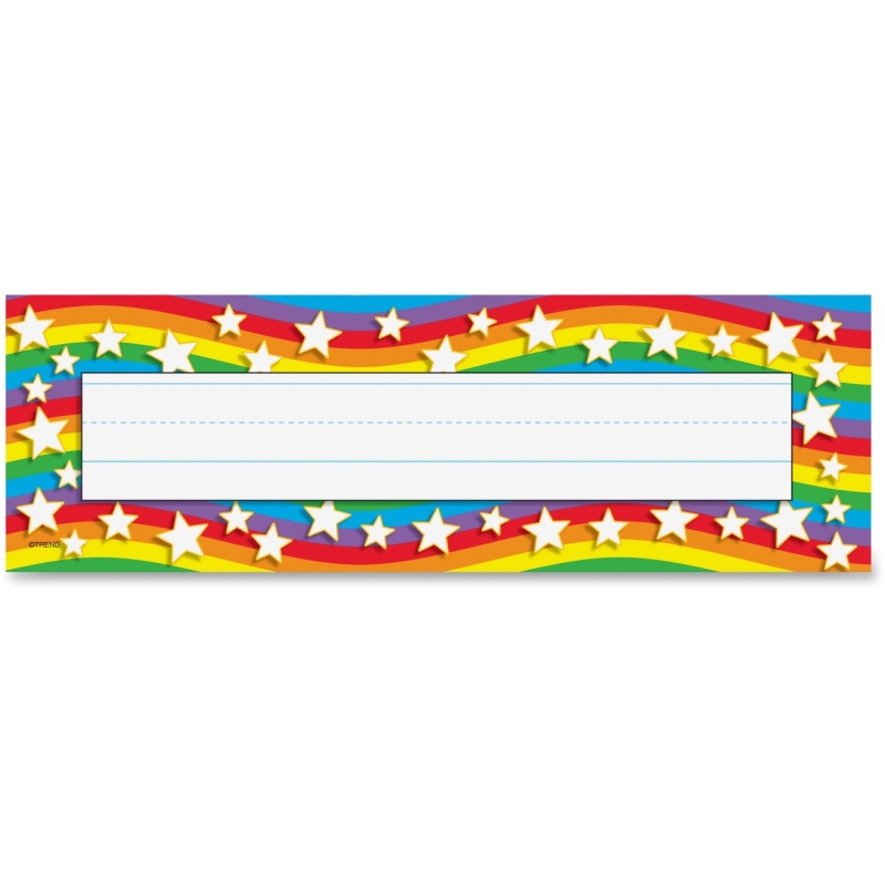 Trend Star Rainbow Desk Toppers Name Plates 69026