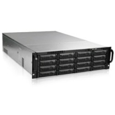 iStarUSA 3U 16-Bay Storage Server Rackmount Chassis with 750W Redundant Power Supply EX3M16-750PD8G