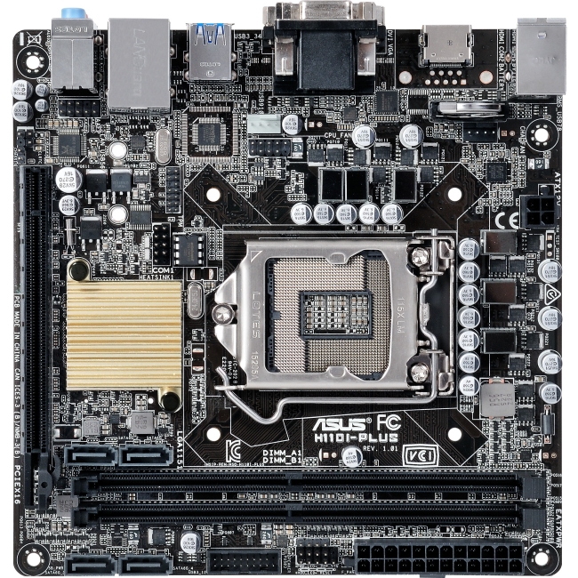 Asus Desktop Motherboard H110I-PLUS/CSM/C/SI H110I-PLUS/CSM